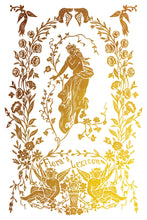 Load image into Gallery viewer, Athenaeum Metallic Foil Transfer 8x12 by Iron Orchid Designs