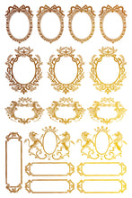Load image into Gallery viewer, Petits Ornaments Gilded Gold Foil Transfer 8x12 by Iron Orchid Designs