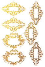 Load image into Gallery viewer, Petits Ornaments Gilded Gold Foil Transfer 8x12 by Iron Orchid Designs