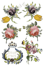 Load image into Gallery viewer, Fairytale Florals Decor Transfers 8 x 12