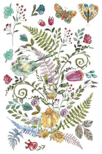 Load image into Gallery viewer, Fern Fables Rub on Transfers 8x12 by IOD