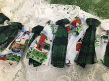 Load image into Gallery viewer, Christmas Garland Banner 55" ~Hand Made