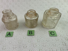 Load image into Gallery viewer, Antique Round Ink Well Bottles
