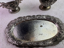 Load image into Gallery viewer, Vintage Silver Plate w Enamel Sugar & Creamer Set -Japan