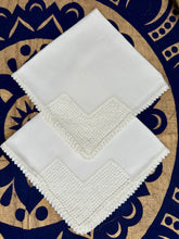 Load image into Gallery viewer, Vintage Linen Handkerchiefs with Intricate Corner Detail - September Live Sale 2026
