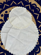 Load image into Gallery viewer, Set of 2 Vintage Doilies with Embroidered Scalloped Edge *as is* - September Live Sale 2026