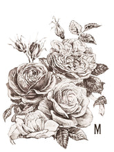 Load image into Gallery viewer, May's Roses Decor Transfer Set