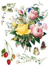 Load image into Gallery viewer, Marche' des Fleurs Rub on Transfer Set by IOD