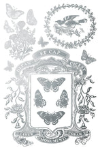 Load image into Gallery viewer, Papillon Metallic Foil Transfer 8x12 by Iron Orchid Designs