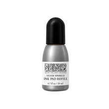 Load image into Gallery viewer, Silver Sparkle Ink - .7oz by IOD