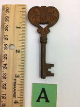 Load image into Gallery viewer, Antique Rusted Skeleton Keys #65