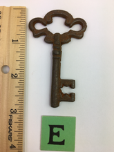 Load image into Gallery viewer, Antique Rusted Skeleton Keys #65