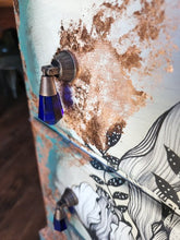 Load image into Gallery viewer, Paranormal ~ Antique Style Cobalt Glass Drop Pulls