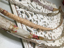 Load image into Gallery viewer, Bohemian Sari Silk Garland Banner 30 feet ~Ivory