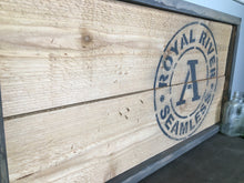 Load image into Gallery viewer, Handmade Rustic Style Sign - Royal River