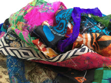 Load image into Gallery viewer, Bohemian Sari Silk Garland Banner 30 feet ~Hand Made