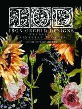 Load image into Gallery viewer, Painterly Florals Decor Transfers