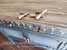 Load image into Gallery viewer, Dracula's Nightmare ~ Natural Wood Knob -4 pc Set