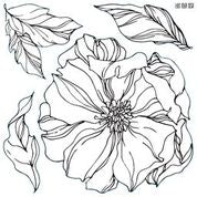 Load image into Gallery viewer, Peonies Decor Stamp Set