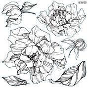 Load image into Gallery viewer, Peonies Decor Stamp Set