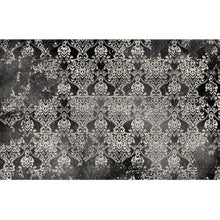 Load image into Gallery viewer, Dark Damask Decoupage Paper ~19x30 Fiber Paper