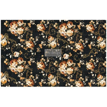 Load image into Gallery viewer, Dark Floral Decopage Paper