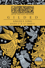 Load image into Gallery viewer, Angels Sing Metallic Foil Transfer 8x12 *Limited Holiday Release
