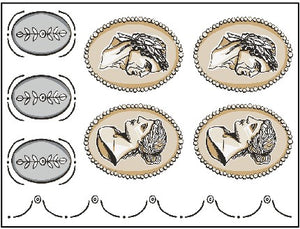 Classical Cameo Paint Inlay ~ Designed by Annie Sloan