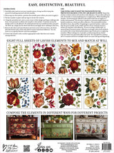 Load image into Gallery viewer, Collage de Fleurs Decor Transfers
