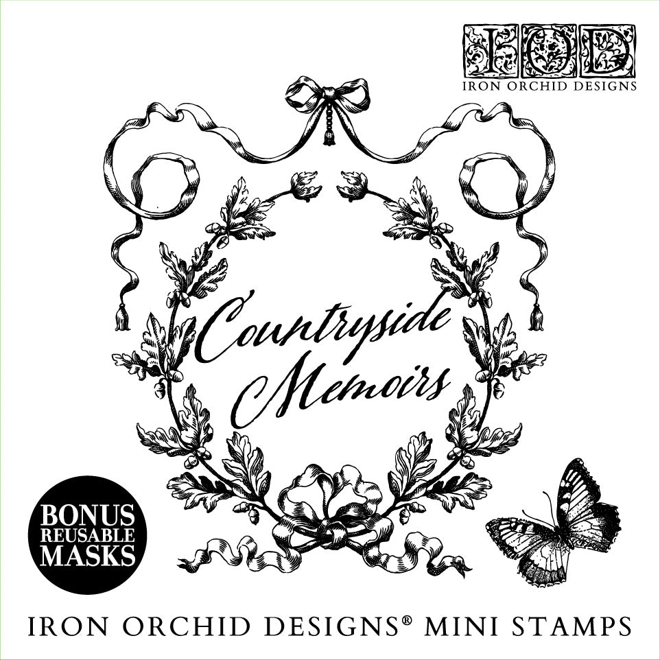 Countryside Memoirs Stamp Set 6x6 by IOD