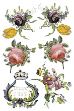 Load image into Gallery viewer, Fairytale Florals Decor Transfers 8 x 12
