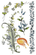 Load image into Gallery viewer, Fairytale Florals Decor Transfers 8 x 12
