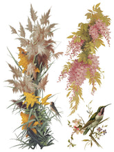 Load image into Gallery viewer, Flowers by the Poets Rub on Transfer Set by IOD
