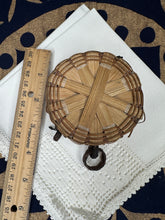 Load image into Gallery viewer, Vintage Pine Straw and Rattan Trinket Box - September Live Sale 2026
