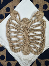 Load image into Gallery viewer, Vintage Wicker Woven Butterfly Coaster - September Live Sale 2026
