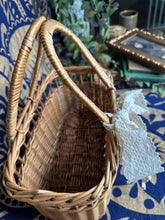 Load image into Gallery viewer, Vintage Woven Wicker Basket with Handles - September Live Sale 2026
