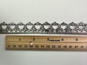 Stamped Metal Lace - 9 1/2 feet #405 *Some Rust