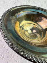 Load image into Gallery viewer, Vintage Tarnished Silver Riser Bowl
