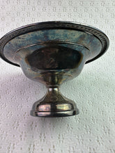 Load image into Gallery viewer, Vintage Tarnished Silver Riser Bowl
