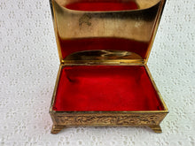 Load image into Gallery viewer, Vintage Gold &amp; Enamel Jewelry Box - Japan
