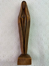 Load image into Gallery viewer, Antique Hand Carved Wood Mary Statue
