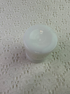 Tiny White Glass Bottle