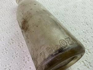 Heavy Glass Antique Bottle