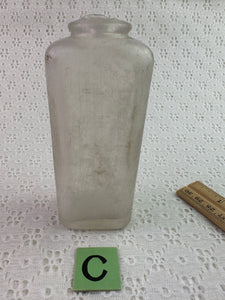 Antique Clear Glass Bottles