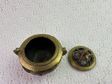 Load image into Gallery viewer, Vintage Brass Incense Burner - India
