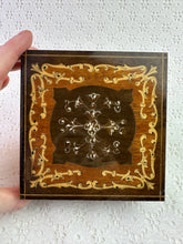 Load image into Gallery viewer, Vintage Wood Box with Inlay Detail
