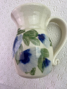 Floral Craft Pottery Mug -Handmade