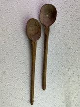 Load image into Gallery viewer, Antique Hand Carved Wood Spoon Set
