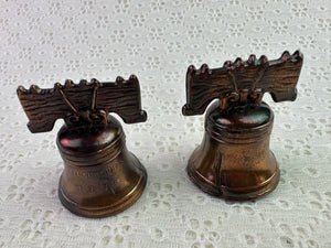 Vintage Americana Liberty Bell Salt & Pepper Set