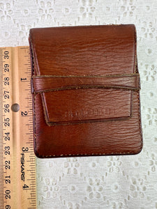 Small Vintage Brown Leather Pouch